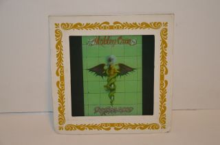 Vintage Carnival Prize 80’s Rock Fair Glass Mirror Motley Crue Dr.  Feelgood 6x6