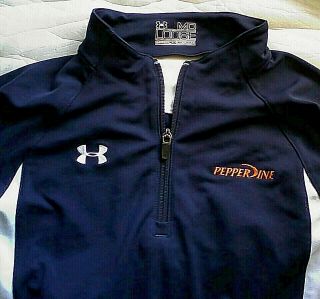 Under Armour Pepperdine Waves Long Sleeve Athletic Pullover Top Jacket Women 