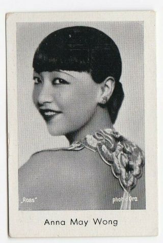 Anna May Wong Card 322 " Josetti Filmpictures " Josetti Berlin 1932