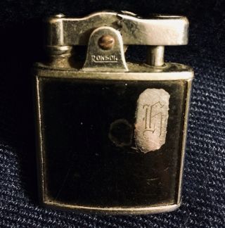 Antique Vintage Rare Ronson Art Metal Inc.  Art Deco Lighter