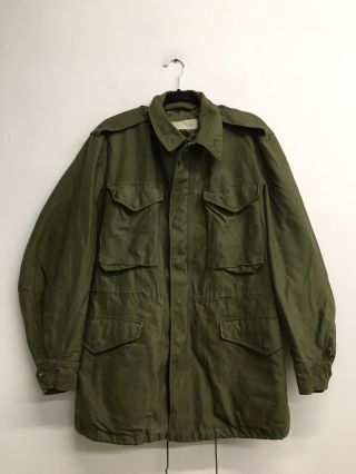 Vintage 50s 60s Vietnam War M65 Jacket Mens Sz S Army Combat Field Cohen