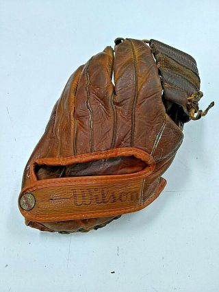 Vintage Ted Williams 1950s Autograph Baseball Glove 3