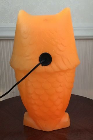 Vintage Tico Light Up Owl Blow Mold, 2