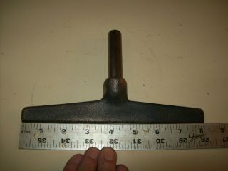 8 " Cast Iron Tool Rest 5/8 " Post Vintage 9 " Sears Power Tools Wood Lathe