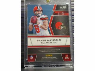 2018 Spectra Baker Mayfield Rookie Patch Auto Autograph RC 50/99 Browns LC 2