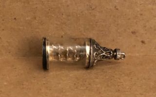 Vintage Ship In A Bottle Sterling Silver Charm