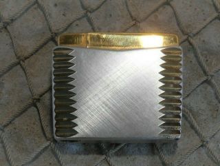 Vtg Collectible Consul Royal Silver And Gold Tone Cigarette Lighter - Germany