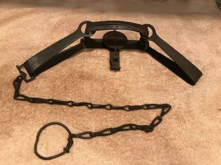 Vintage Hawley & Norton 3 Double Long Spring Trap Trapping Newhouse Sargent