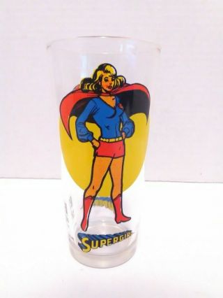 Vintage 1976 Pepsi Series Girl Collector Glass Fast