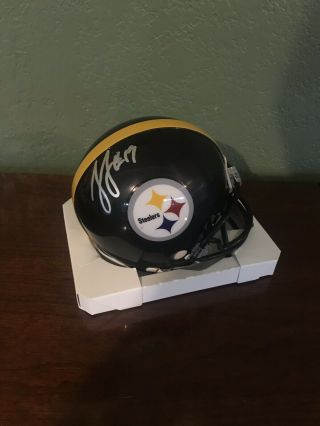 Juju Smith Schuster Signed Pittsburgh Steelers Speed Mini Helmet
