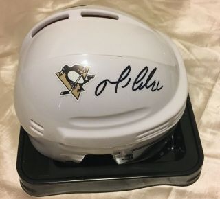 Mario Lemieux Autographed Signed Mini Helmet With Pittsburgh Penguins