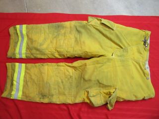 Vintage Globe 42 X 32 Firefighter Turnout Bunker Fire Pants Gear Prepper Costume