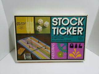 Stock Ticker By Copp Clark - Vintage Board Game 100 Complete