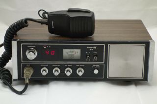 Vintage Royce 619 Cb Radio Base Station Transceiver With Mic