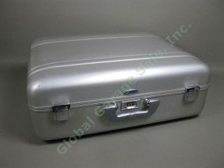 Vintage Halliburton Zero Aluminum Suitcase 21 " X18 " X8 " Locking Combination Case
