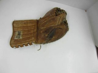 Vintage Cooper Gm10 Hockey Goalie Mit Mitt Glove Leather