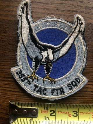 Vintage Usaf 355th Tactical Fighter Squadron Patch From Flight Suit