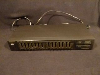Vintage Technics Stereo Graphic Equalizer Sh - 8038 And