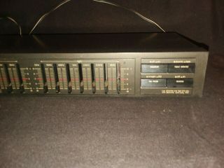 Vintage Technics Stereo Graphic Equalizer SH - 8038 and 3