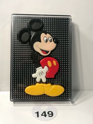 Vintage 1981 Disney Applause Mickey Mouse Stationery Desk Set Scissor Tape Pen