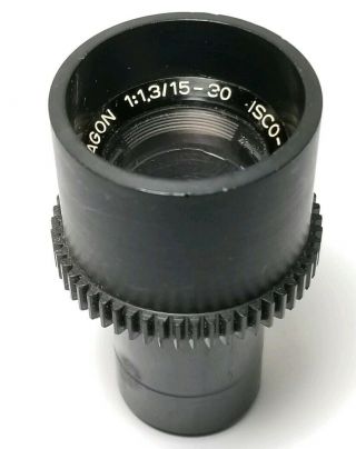 Vintage Isco - Gottingen Vario - Kiptagon 1:1.  3/15 - 30 Camera Projector Lens Lot781