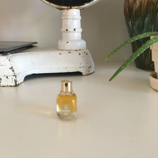 Vintage Mini Le De Givenchy Parfum 1/4 Fl Oz (. 25 Oz) Glass Bottle,  Metal Lid