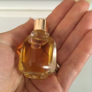 Vintage MINI Le De Givenchy Parfum 1/4 fl oz (. 25 oz) glass bottle,  metal lid 3