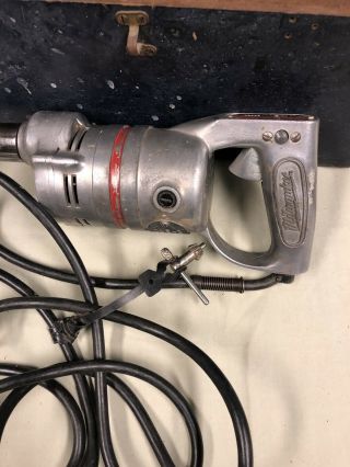 VTG Milwaukee Model S - 114 1/4 Inch Hole Shooter Drill 2.  8 Amps,  1100 RPM 2