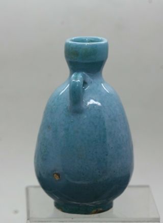 Very Fine Antique Chinese Robin ' s Egg Glaze Porcelain Vase Circa 1800s 3