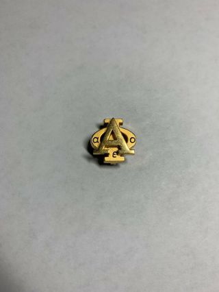 Vintage Alpha Phi Badge Pin AEO gold Tone 11/27/94 2