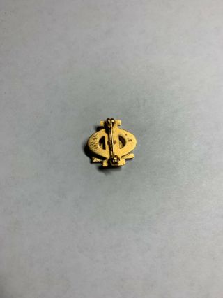 Vintage Alpha Phi Badge Pin AEO gold Tone 11/27/94 3