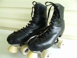 Vintage Mens Roller Skates Dominion / Marathon.  Size 8.  Canada All American