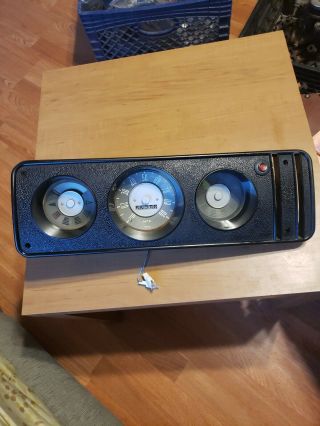 Vintage Vw Bus Gauge Cluster With Speedometer - Gas Gauge And Face Plate