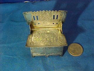1876 Russian Silver Hand Crafted Salt Box Signed,  Dated