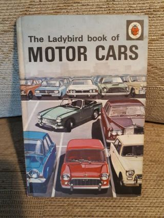 Vintage Ladybird Book Of Motor Cars,  Series 584, .  Marked 2/6