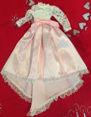 Takara: 1987 Vintage Ysl Ives Saint Laurent Pink Ball Gown Some Wear From Age