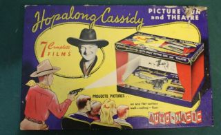 Vintage Hopalong Cassidy Picture Gun Theatre 492