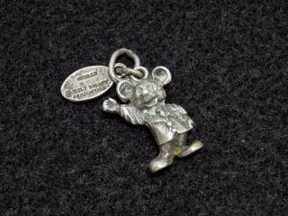 Vintage Sterling Silver 925 Walt Disney Mickey Mouse Charm Disneyland