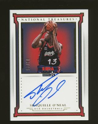 2015 - 16 National Treasures Shaquille O 
