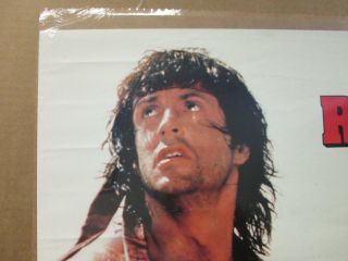 vintage 1985 Rambo First Blood Part II movie poster Stallone 7803 3