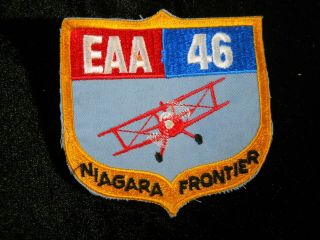 Airplane Vintage Eaa Chapter 46 Niagara Frontier Patch