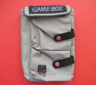 Vintage Soft Carrying Case For Nintendo Game Boy Dmg - 01 System & Games