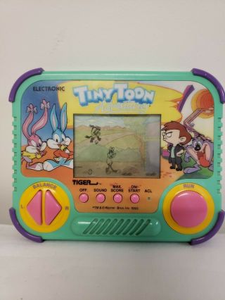 Vtg 1990 Tiny Toon Adventures Tiger Electronics Lcd Handheld Game - Tested/works