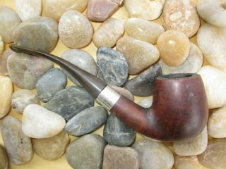 Vintage Savinelli SILVER 602 Smoking Pipe with 925 Sterling Band DAMAGE 2