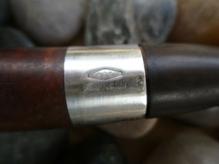 Vintage Savinelli SILVER 602 Smoking Pipe with 925 Sterling Band DAMAGE 3