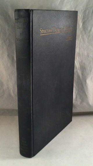 Vintage Book Structural Design Of Warships By William Hovgaard Ww2 Navy 1940