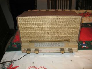 Vintage General Electric Musanhonic Am/fm Tube Radio