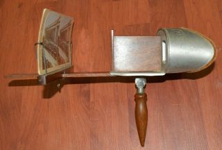 Antique Stereoscope With 45 Cards