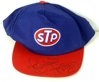 Vtg Richard Petty Signed Stp Baseball Nascar Cap Snapback Hat 90s Rare Vintage