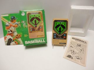 Vintage 1977 Mattel Electronics Hand Held Game Baseball &